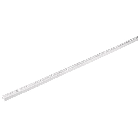 Cremallera sencilla blanca para ménsulas planas, 1.5m, FIERO | SOMO-15CS | 47711