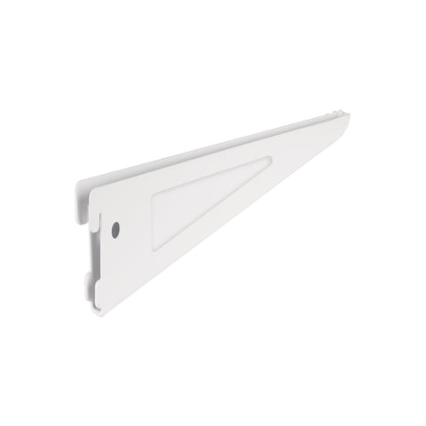 Ménsula plana blanca para cremallera doble, 22cm, FIERO | SOMO-8MD | 47713