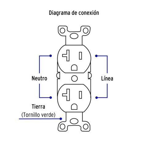 Contacto dúplex, 2 polos 3 hilos, 20 A, Standard, blanco | CODO-MSB | 47721