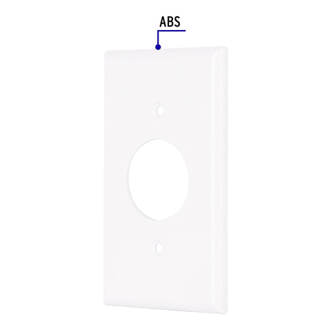 Placa de ABS para contacto redondo, Standard, blanco | PPSE-SB | 47725