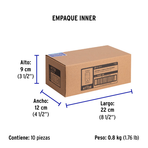 Interruptor de palanca con contacto, Standard, blanco | COAP-SB | 47728