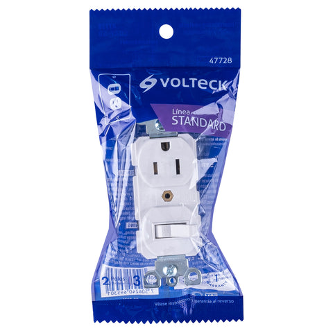 Interruptor de palanca con contacto, Standard, blanco | COAP-SB | 47728