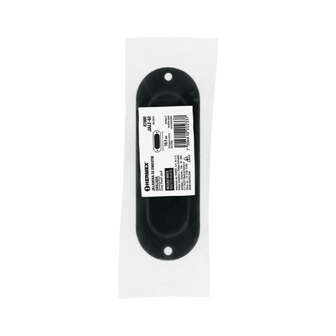 Jaladera de embutir ovalada acabado negro, HERMEX | JALE-62 | 47800