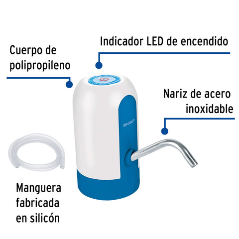 Dispensador eléctrico de agua para garrafón, FOSET | DIGA-01 | 47806