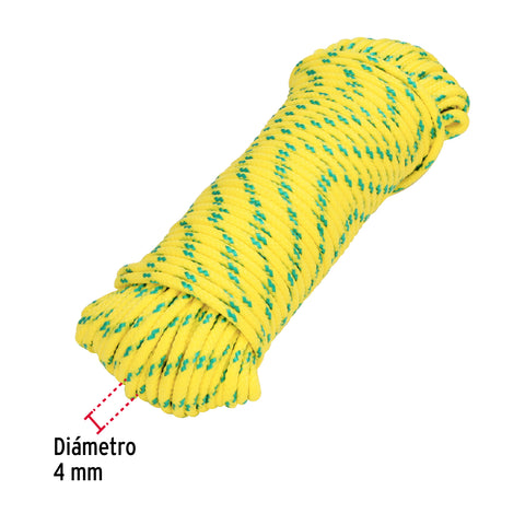 Piola de polipropileno trenzada de 4mm x 30m en madeja | PIO-430 | 47812