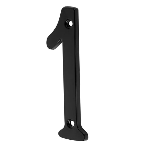 Número 1 de latón sólido 4', negro, HERMEX | NUCH-1N | 47854