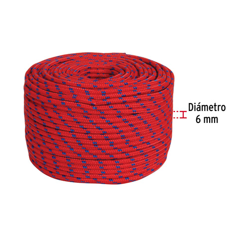Piola de Polipropileno trenzada, multicolor, 6mm, 1 Kg | PIO-61K | 47865