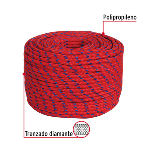 Piola de Polipropileno trenzada, multicolor, 6mm, 1 Kg | PIO-61K | 47865