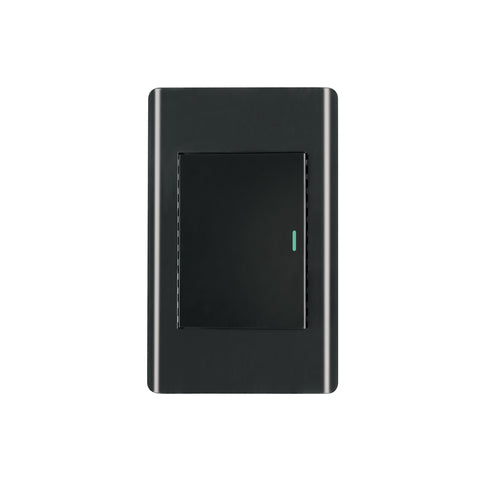 Placa armada negra 1 interruptor 3 módulos, Lisboa, Volteck | PA-APSE3-LN | 47895
