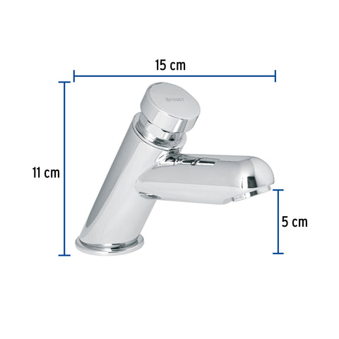 Llave temporizadora para lavabo, FOSET | LLI-10 | 47918