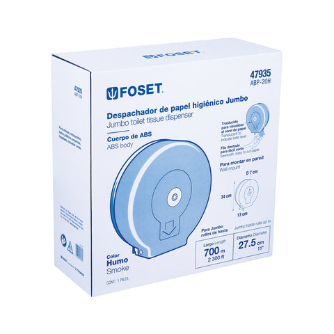 Portarollo de ABS, humo, FOSET | ABP-20H | 47935