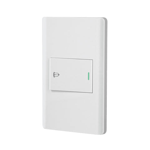 Placa armada blanca 1 interruptor de timbre 1.5 mód, Lisboa | PA-TI-LB | 47963