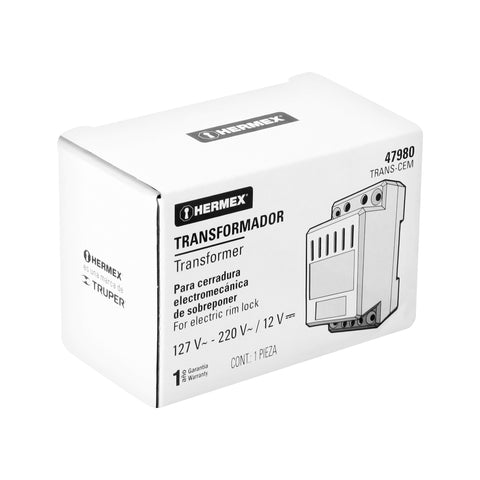 Transformador para cerradura electromecánica, HERMEX | TRANS-CEM | 47980