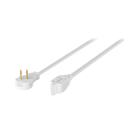 Extensión eléctrica doméstica 2 m clavija plana, blanca | ED-2B | 48000
