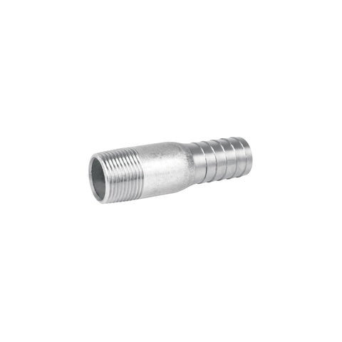 Niple de acero galvanizado 3/4' tipo botella, FOSET | CG-481 | 48176