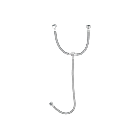 Manguera 'T' lavabo/fregadero, vinilo, 1/2'x1/2'x1/2', 55cm | FTE-55V | 48224