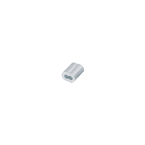 Bolsa con 50 casquillos dobles de aluminio, 3/32', FIERO | CAD-3/32 | 48364
