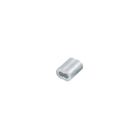 Bolsa con 50 casquillos dobles de aluminio, 1/8', FIERO | CAD-1/8 | 48365