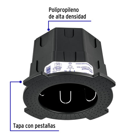 Bote integral de 12 cm, aro interno de 11 cm, Volteck | BOIN-1211 | 48371