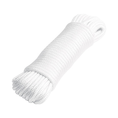 Piola de poliéster diamante de 4mmx15m blanca, madeja, FIERO | PIO-415P | 48392