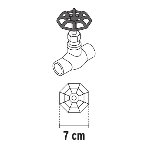 Repuesto de volante para válvulas de globo de 1', FOSET | REF-COGL-1 | 48536