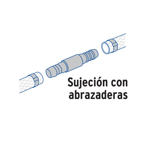Cople inserción de 1/2' de polipropileno, FOSET | CM-262 | 48553