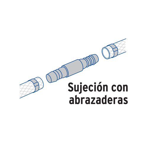Cople inserción de 3/4' de polipropileno, FOSET | CM-263 | 48554
