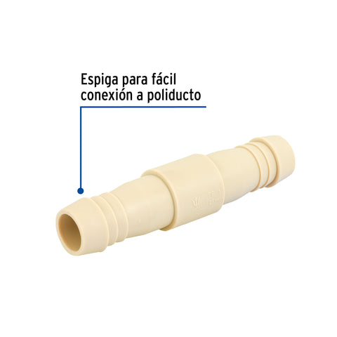 Cople inserción de 1' de polipropileno, FOSET | CM-264 | 48555