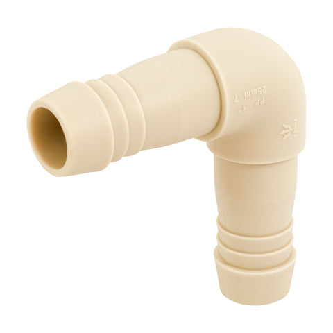 Codo 90° inserción de 1' de polipropileno, FOSET | CM-564 | 48564