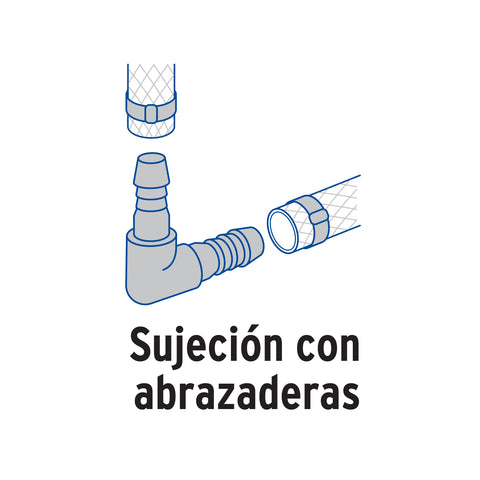 Codo 90° inserción de 1' de polipropileno, FOSET | CM-564 | 48564