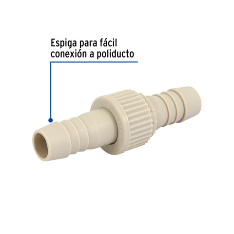 Juego de conectores de 3/4' de polipropileno, FOSET | CM-623 | 48567