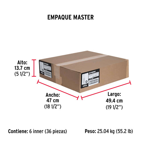 Bolsa con 100 pijas #10 x 3-1/2' multiusos, FIERO | PIJ-1089 | 48693