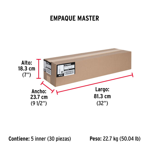 Bolsa con 100 pijas #12 x 2-1/2' multiusos, FIERO | PIJ-1263 | 48700