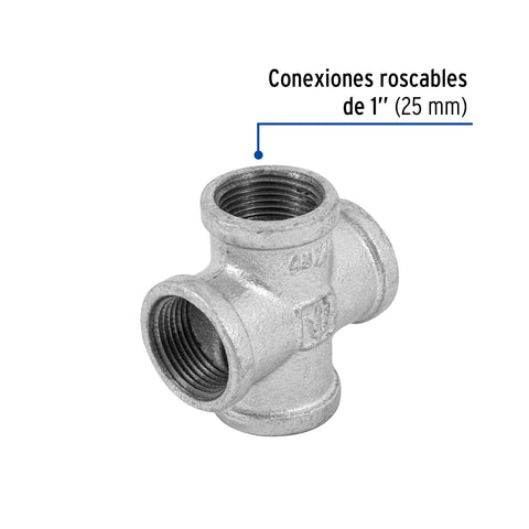 Cruz de acero galvanizado 1', FOSET | CG-523 | 48745