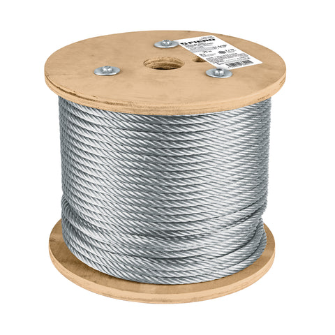 Metro de cable flexible 5/16' de acero 7x19 hilos, 75 m | CAB-5/16F | 48816