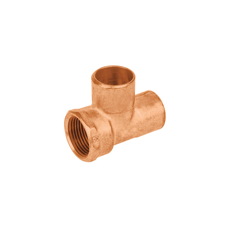 Tee de cobre rosca interior lateral 3/4', FOSET | CC-712 | 48888