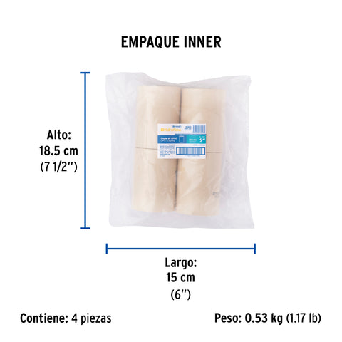 Cople de CPVC de 2', FOSET | CPVC-266 | 48934