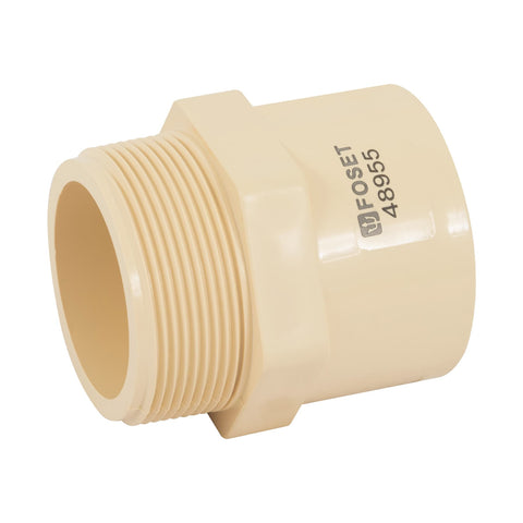 Conector macho CPVC 2', FOSET | CPVC-616 | 48955