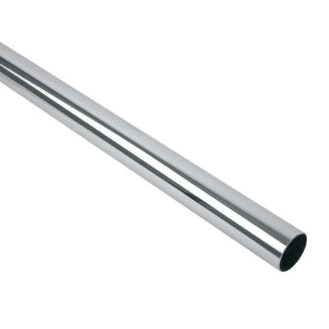 Tubo redondo para clóset, 3.0 m, acero cromado, HERMEX | TR-530 | 48974