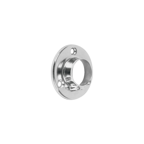 Brida cromada para tubo redondo de clóset, HERMEX | BTR-3 | 48975