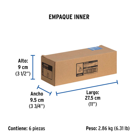 Válvula de esfera de latón, soldable 1-1/4', FOSET | ESSO-1-1/4 | 49009
