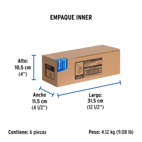 Válvula de esfera de latón, soldable 1-1/2', FOSET | ESSO-1-1/2 | 49010