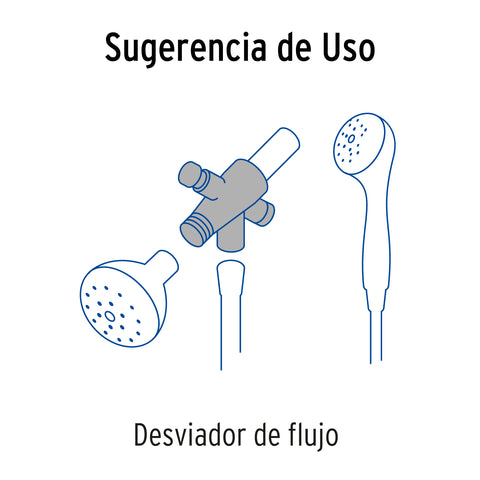 Desviador de flujo para regadera de teléfono, FOSET RIVIERA | REF-RTEL-01 | 49032