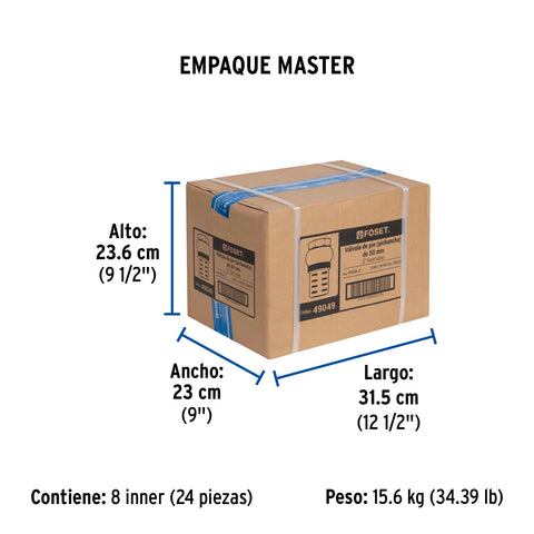 Pichancha con rejilla de latón 2', FOSET | PICHA-2 | 49049