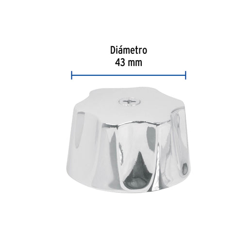Maneral hexagonal metálico para lavabo y fregadero, BASIC | MM-100I | 49051
