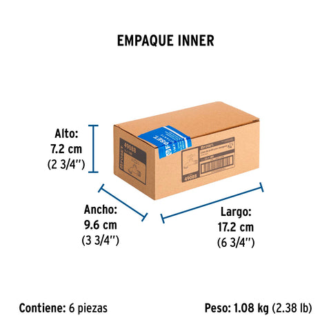 Llave p/manguera, de latón, 180g, 3/4', granel, FOSET | LLJ-180 | 49088