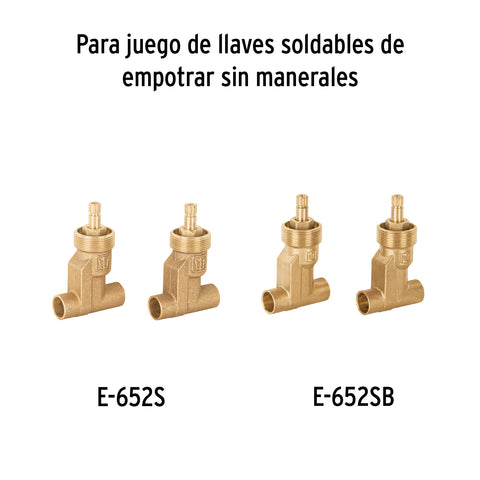 Cartucho de compresión para llaves de empotrar, BASIC y AQUA | CARCO-1 | 49096
