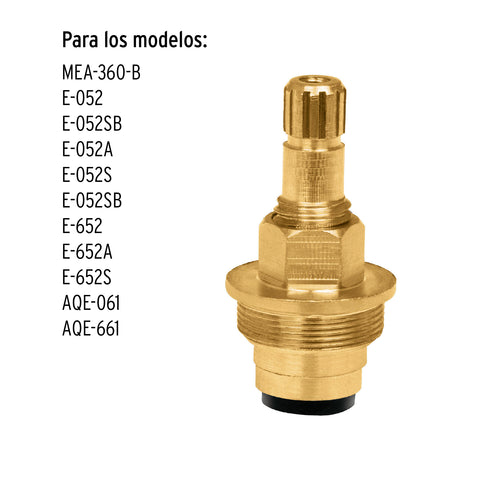 Cartucho de compresión para llaves de empotrar, BASIC y AQUA | CARCO-1 | 49096