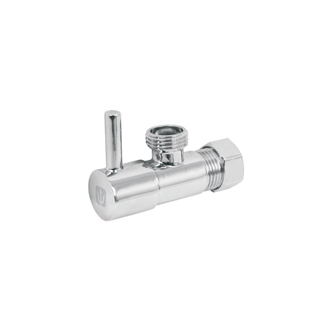 Llave angular 1/2',1/4 de vuelta, barrilito, maneral palanca | ANG-04BL | 49113
