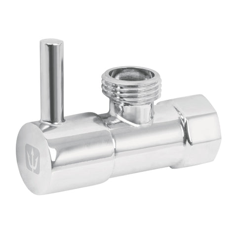 Llave angular 1/2',1/4 de vuelta, roscable, maneral palanca | ANG-05BL | 49114